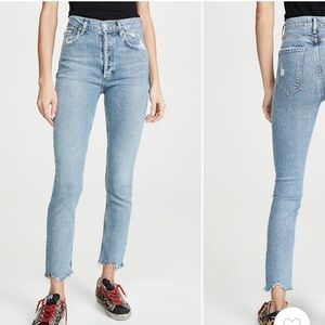 Agolde Nico High Rise Slim Fit Jeans size 25